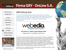 Tablet Screenshot of firma.gry-online.pl